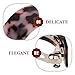 Beaupretty 4pcs Hair Barrettes for Women, Tortoise Shell Hair Barrettes French Clips Large French Pin Retro Clasp Acetate Barrettes Ponytail Holder for Women