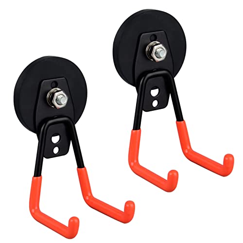 ULIBERMAGNET Heavy Duty Magnetic Garage Hooks,Strong Large Magnet Hooks for Power Drill,Garden...