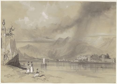 Affiche Isola Bella Lago Maggiore par Edward Lear - Toile Salon 60x90cm