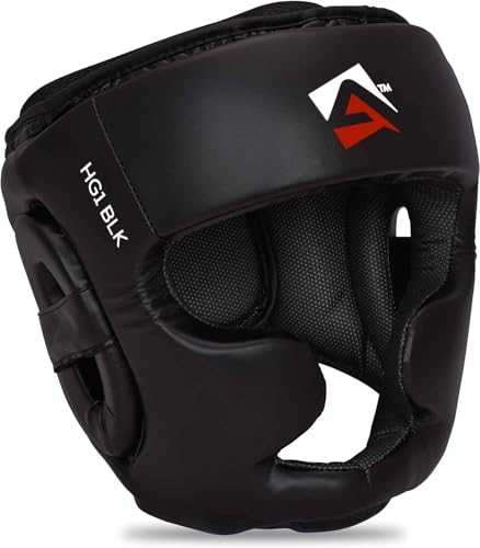 AQF Casco Boxeo Para MMA Entrenamiento Casco Protector Muay Thai Kick Boxing Protección Para Toda La Cara