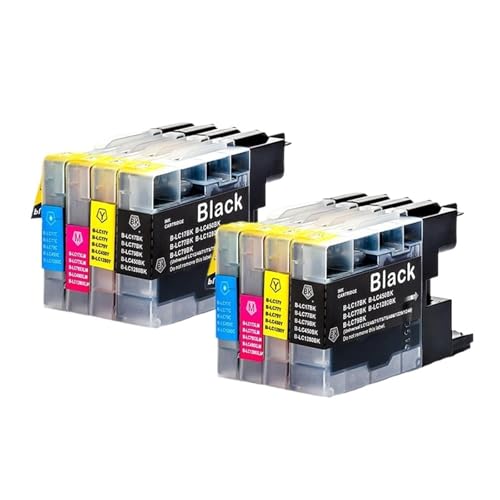 Cartouche d'encre LC1220 haute capacité pour imprimante Brother MFC-J430W et J625DW