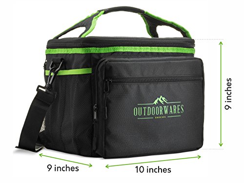 image for Outdoorwares Cooler Lunch Bag Box - Insulated Large Capacity Durable, 
