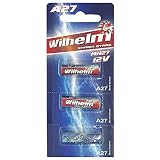 3 x A27 12V Wilhelm Alkaline Batterien MN27 V27GA 27A 12 Volt 25 mAh