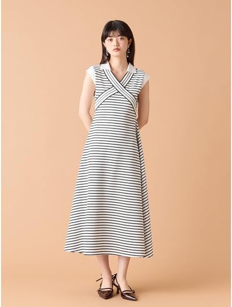 Amazon.co.jp: [リリーブラウン] クロスカラーワンピース LWCO254177