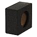 QPower QBomb QBTW6.5 Single 6.50 Inch Heavy Duty MDF Material Car Audio Speaker Enclosure Boxes with Bedliner Spray Coating Finish, 2 Pack
