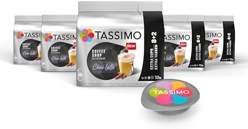 Tassimo Coffee Shop Selection Chai Latte Kapseln 5 x 10 Pads, 50 Teekapseln