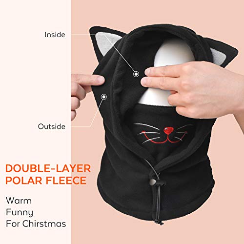 Kids Balaclava Ski Mask, Boys/Girls Washable Fleece Winter Hat with Face Cover for Windproof3