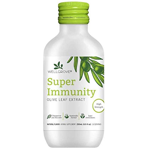 WellGrove Super Immunity Olive Leaf Extract | All Natural Vegan Dietary Supplement |