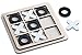 Perfect Life Ideas Wooden Travel Tic Tac Toe Game Classic Fun 2 Player Handheld Brain Challenge Game