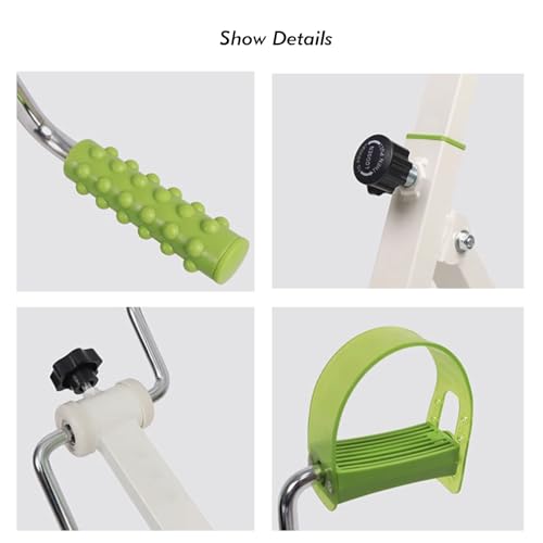 Pedal Exerciser Mini Exercise Bike portátil verde miniatura 3