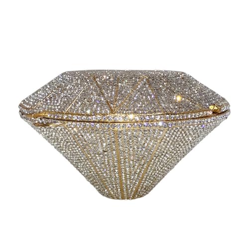 Sac à main pour femmes brillant strass pochette de soirée chic