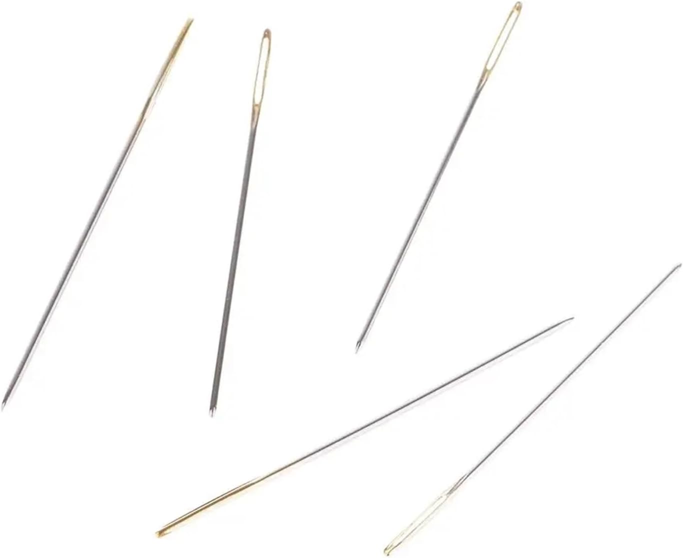 Large Eye Stainless Steel Needles 180Pcs Large-Eye Needles Sewing Tool DIY Craft Tool for Cross Stitch Wool Yarn Leather Darning Embroidery Knitting 3 Sizes