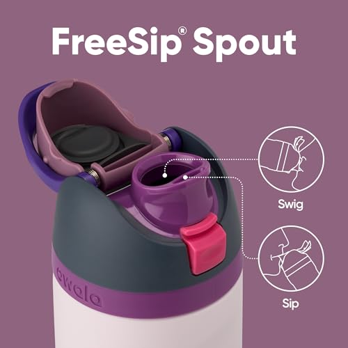 Miniatura 2 de Owala Freesip Botella Agua Acero Inoxidable Con Pajita, 710 Ml - Botella Térmica A Prueba De Fugas Para El Deporte Y Los Viajes, Sin Bpa, Dreamy Field