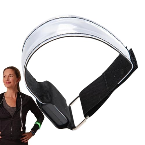 Wiederaufladbare LED Canda – 7 Farben wasserdichte Armbandlichter | USB wiederaufladbares Sicherheitsarmband für die Nacht | leichtes reflektierendes Jogging-Band für Männer, Frauen, Kinder, Spor