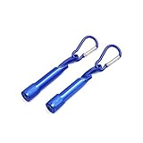 Ruilogod 2pcs aleación de aluminio batería soportada luz 1 linterna de antorcha LED W Aperador de botellas