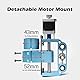 Genmitsu Aluminium Z-Achse V2, mit Spindelmotorhalterung für 775er oder 300-500W Spindel, 43mm & 52mm Durchmesser für 3018-PROVer/PROVer Mach3/ 3018-MX3/ 3018-PROVer V2