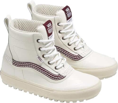 Vans Vans - Unisex Standard Mid Snow MTE Shoes, Color Benny Urban Marshmallow/Burgundy, Size: 13 D(M) US Mens