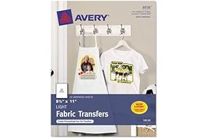 Avery Iron-On Heat Transfers for Light Fabric