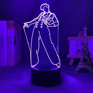 3D Anime lamp 3D lamp for Kids 3D Night Light Harry & Styles lamp Gift for Fans Bedroom Decor Light Led Sensor Color Changing Work Desk Lamp Harry & Styles