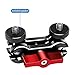 Sequpr 2 Pack Camera Mount Universal Magic Arm with Small BallHeads, Magic Arm 1/4'' Dual Ball Heads Holder for Monitor, Lights, Camera Cage, Video Shooting