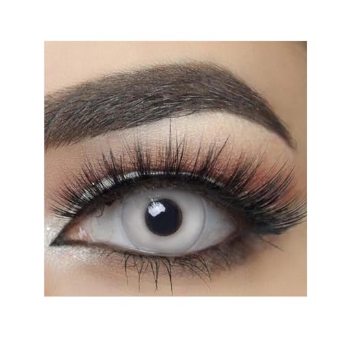 lentilles white out zombie halloween - sans correction