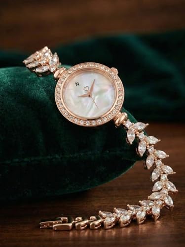 AMERICANVIBER Rose Gold Women Watches | Girl Watch | Watch for Wo...