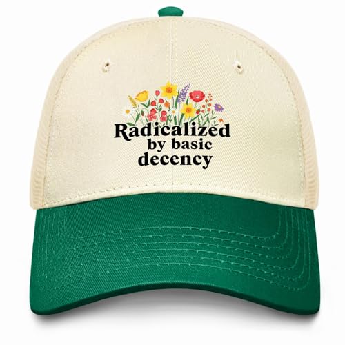 Radicalized by Basic Decency Sun Hats Running caps for Daughter