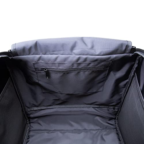 Tezos Timberline Ski & Snowboard Duffel, 78L Large Outdoor Equipment/Boot Bag (Black/Brown) - Thumbnail 7