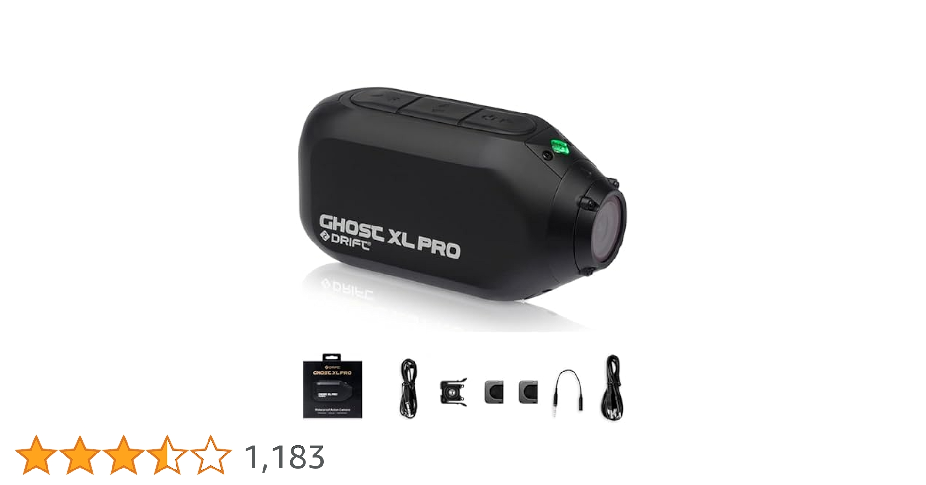 Amazon | Drift Ghost XL Pro アクションカメラ 4K 5時間以上の
