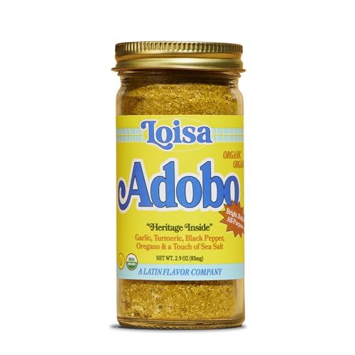 Loisa Adobo Seasoning, USDA Organic, Non-GMO, No-MSG, No Preservatives, No