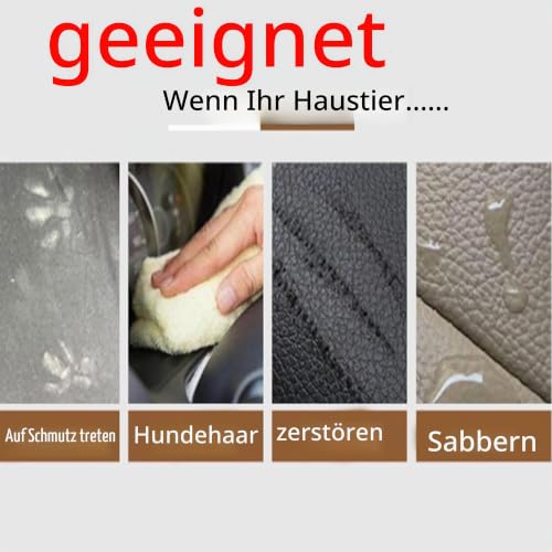 WYFCR Türschutz Auto Hund, 2 Stück Autotürabdeckung Hund,Autotür Schutzfolie Matte, Kratzfest und maschinenwaschbar, vor Hundekrallen Schmutz sicher für Hunde, für Reisen Draußen meisten Automodelle