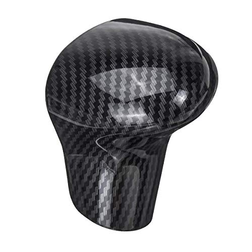 Auto-P Suitable For Audi Shift Knob Cover Shell Interior Modification (Abs Carbon Fiber Plaid) (B) #TOP2
