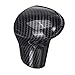 AUTO-P Suitable for Audi Shift knob Cover Shell Interior Modification (ABS Carbon Fiber Plaid) (B)