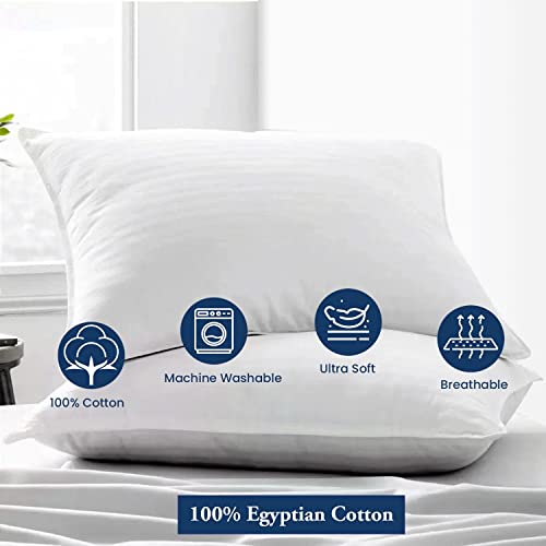 Image of Toddler Travel Pillowcase Set of 2 pc 14x20 inch White Solid Baby Pillow Cover 100% Soft Egyption Cotton 500 Thread Count with Zipper Closer Decorative Pillowcase 14x20 White Solid