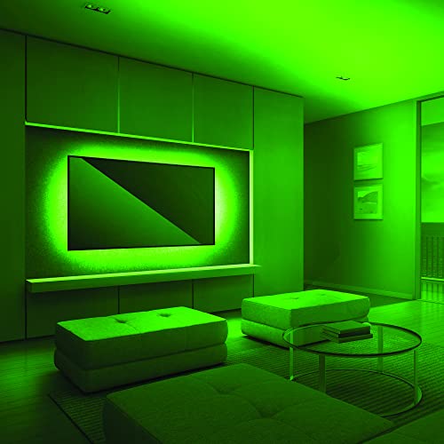 Image of XTREME 6ft Multicolor LED Strip, Customizable with Remote, 16 Color and 4 Modes, Ideal for Device Backlighting, USB-Powered from Items /Wall Adapter, Peel and Stick Installation