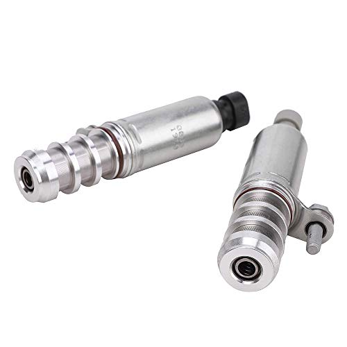 Intake & Exhaust Camshaft Position Actuator Solenoid Valve Kit For Gm Chevy Malibu Hhr Buick Pontiac 2.0L 2.2L 2.4L 12655420 12655421Vvt Solenoid Fix Gm Check Engine Light Code P0010 P0011 P0013 P0014 #TOP5
