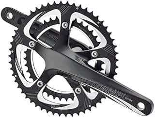 Bibike 10/11 Speed Road Bike Crankset 170mm 130 BCD Crank Arm Set 53-39T Chainring with Original Bottom Bracket Compatible with Shimano Sram