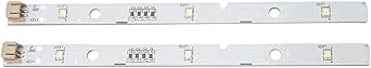 2 Strisce LED Ricambio Per Frigorifero Hisense Rongsheng - Modelli MDDZ-162A 1629348 1529227 - Foto 3