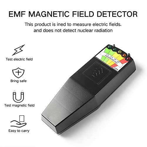 Monitor de campo magnético Irfora con medidor de campos electromagnéticos y detector EMF 6