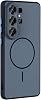 CONSTRAIN - Samsung ile uyumlu Galaxy S26 Ultra İçin M-Safe Şarj Özellikli Elde Kaymaz Soft Renkli Kılıf - Lacivert