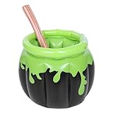 ASHATA Feiertags Eiskübel, Wiederverwendbarer Aufblasbarer Getränkekühler für die Halloween Party Dekoration, Thematischer Getränkebehälter für Versammlungen mit Hexen Motto