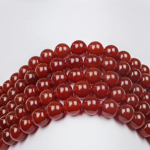Perles en Pierre Naturel Agate Rouge jartc de Qualité Supérieure - 7
