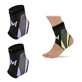 Tobillera deportiva estabilizadora contra esguinces, transpirable y ajustable para correr, fútbol, fitness, senderismo y recuperación de articulaciones (#B)