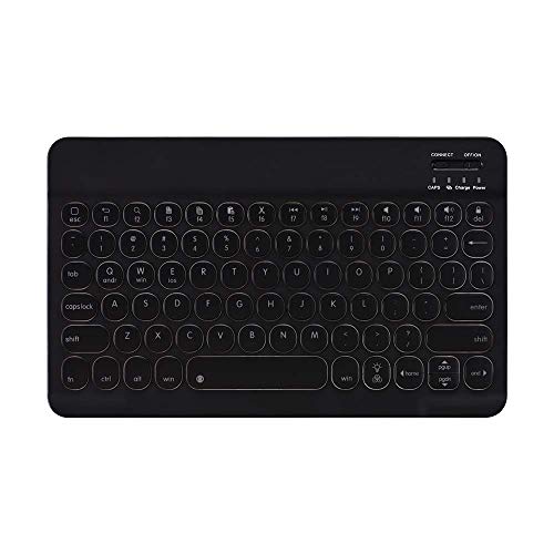 Synchro Portable Bluetooth Keyboard,Ultra-Slim Keyboard for ipad pro 13(M4),10.2, 9.7 Inch iPad, 10.9 iPad Air 5, 4th Gen, iPad Pro 11 12.9, iPad,Table,Mac,iOS,Android Windows(black, no backlight)