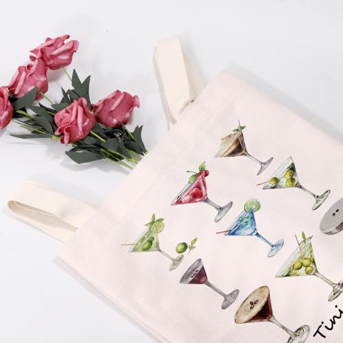 Bolso Tote Espresso Martini MEIKIUP para amantes de cócteles miniatura 3