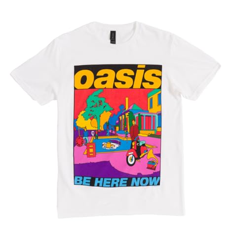 TruffleShuffle Oasis Be Here Now t-shirt blanc souvenir nostalgie rock