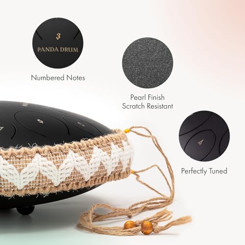 Set Pro & Plus (Negro) | Steel Tongue Drums 432 Hz miniatura 3