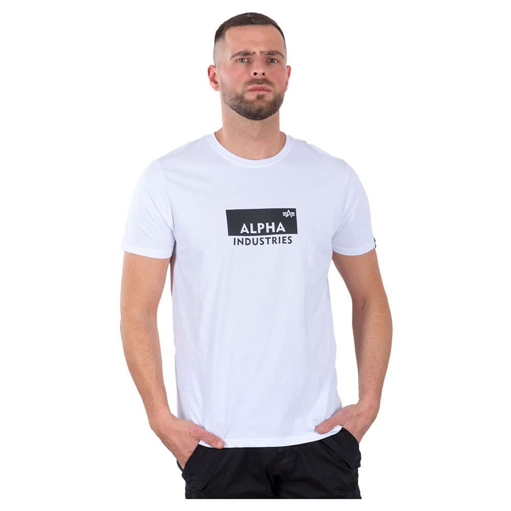 ALPHA INDUSTRIESMen's Box Logo T T-Shirt