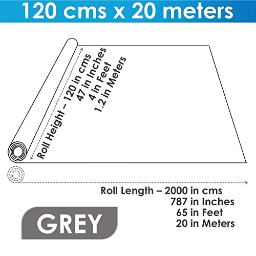 Image of Classic Mosquito Net 120 GSM Fiberglass Windows Mosquito Net Roll. DIY Cut to Any Size, for Small & Big Windows. Highly Durable and Best in Class (Size 120cms*20meter, Color: Grey)