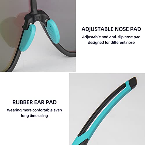 Image of ROCKBROS Polarized Sports Sunglasses Men Women - UV400 Protection Goggle with Myopia Frame for Running Cycling Driving
